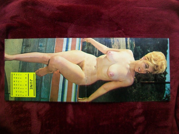 Mature SUNNY DAYS 1966 Vintage Nudist Magazine Calendar