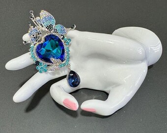 Exquisite Rhinestone Brooch Pin for Bridal, Party Dress Emblishments, Flooral Designs, Event Table, Glass & Candle, Hats and Tie Decorations