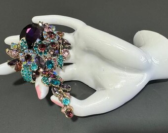 Exquisite Rhinestone Brooch Pin for Bridal, Party Dress Emblishments, Flooral Designs, Event Table, Glass & Candle, Hats and Tie Decorations