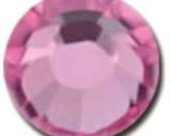 14400 Pieces SS-08 Pink Non-HotFix Crystal Rhinestone - Size: SS-08 (2.4 MM) -  100 Gross