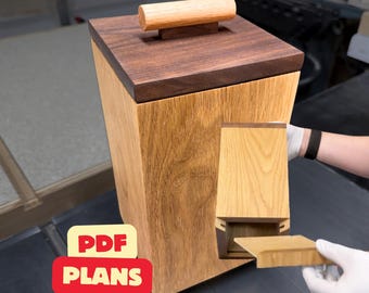 DIY Cremation Urn Box PDF Plans (Locking Design!)