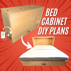 Murphy Bed Cabinet PDF Plans, DIY Project