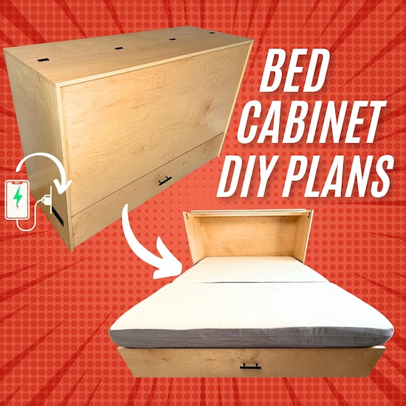Murphy Bed Cabinet PDF Plans, DIY Project