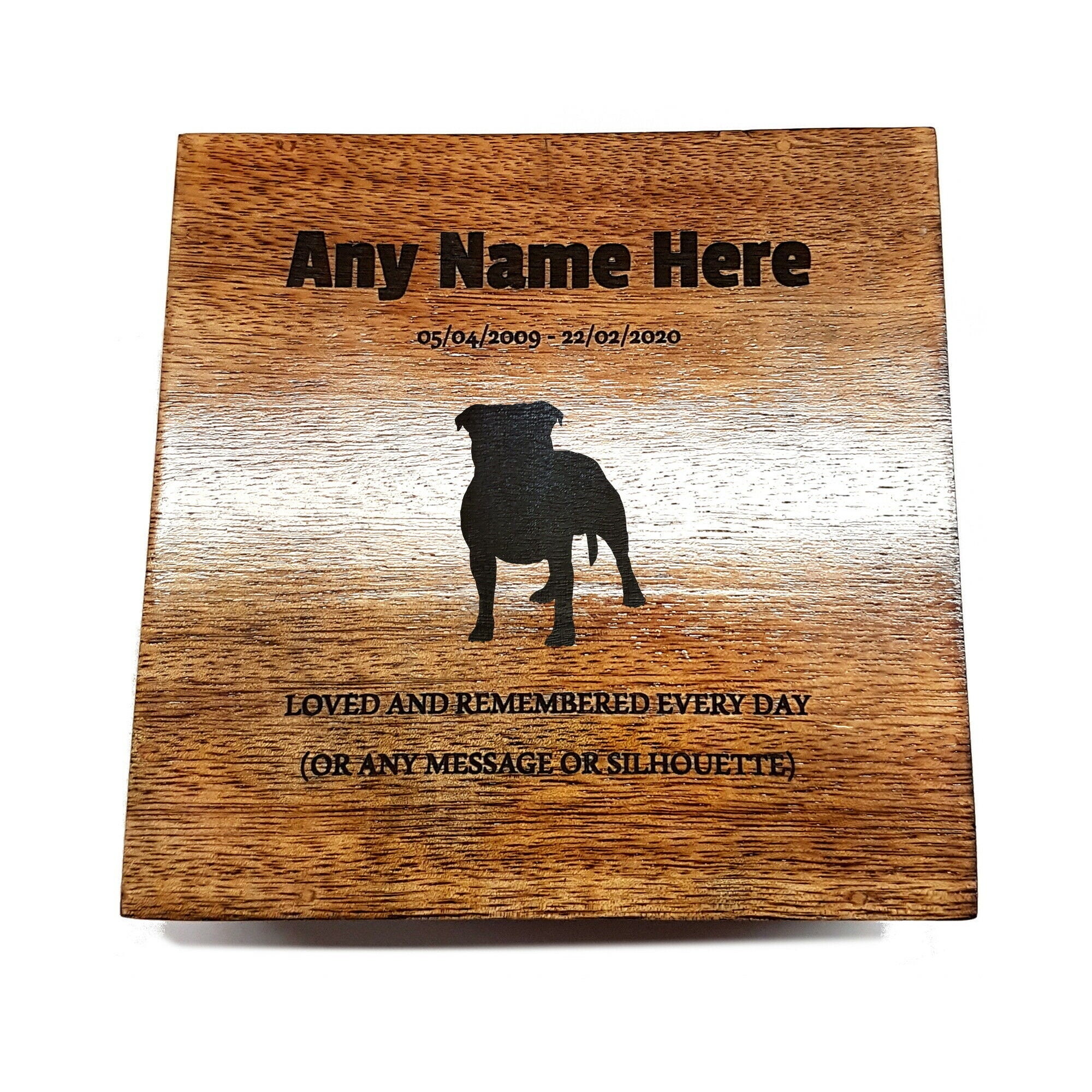 Staffy urn hotsell