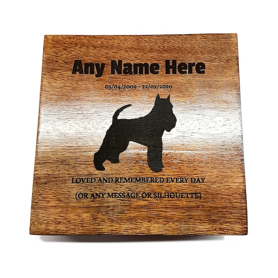 miniature schnauzer urns