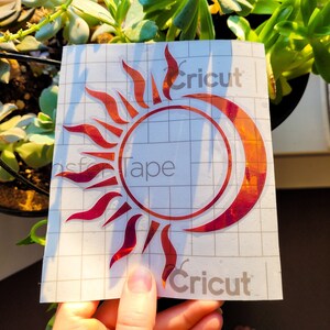 Holographic Sun & Moon Decal / Sticker