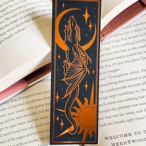 Marque-page en aluminium cuivré Dragon endormi