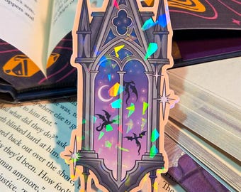 Cathedral Dragon Window Vinyl Sticker