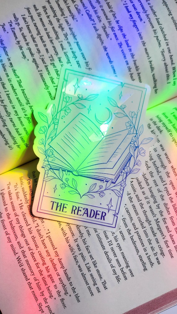 The Reader Tarot Card Window Sun Catcher Sticker / Rainbow Maker