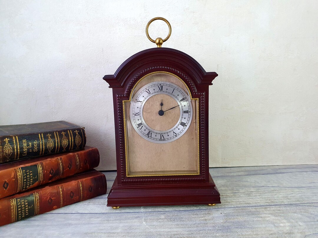 Refurbished Bracket Style Clock With Quartz (battery Powered) Mechanism ...