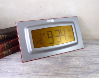 Digital Wall or Shelf Clock - Atomic Clock automatically updates for UK or EU Countries - Temperature and Calendar - Oregon Scientific