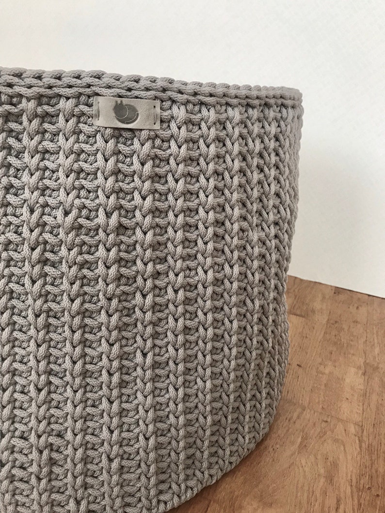 Small Toys Basket Grey Basket Laundry Basket Laundry Etsy