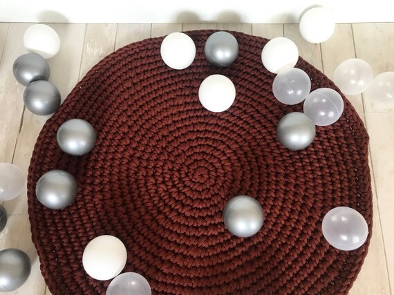 Wine Red Bedroom Carpet Burgundy Bath Mat Door Mat Round Carpet Crochet Round Rug Decorative Rug Scandinavian Rug Kids Room Play Mat