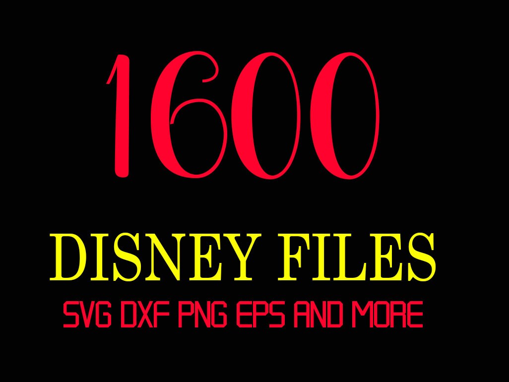 Download 1600 Disney SVG and PNG FILES Bundle Svg files for cricut ...