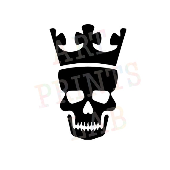 Download King skull svgKing skull crown eps King skull silhouette ...