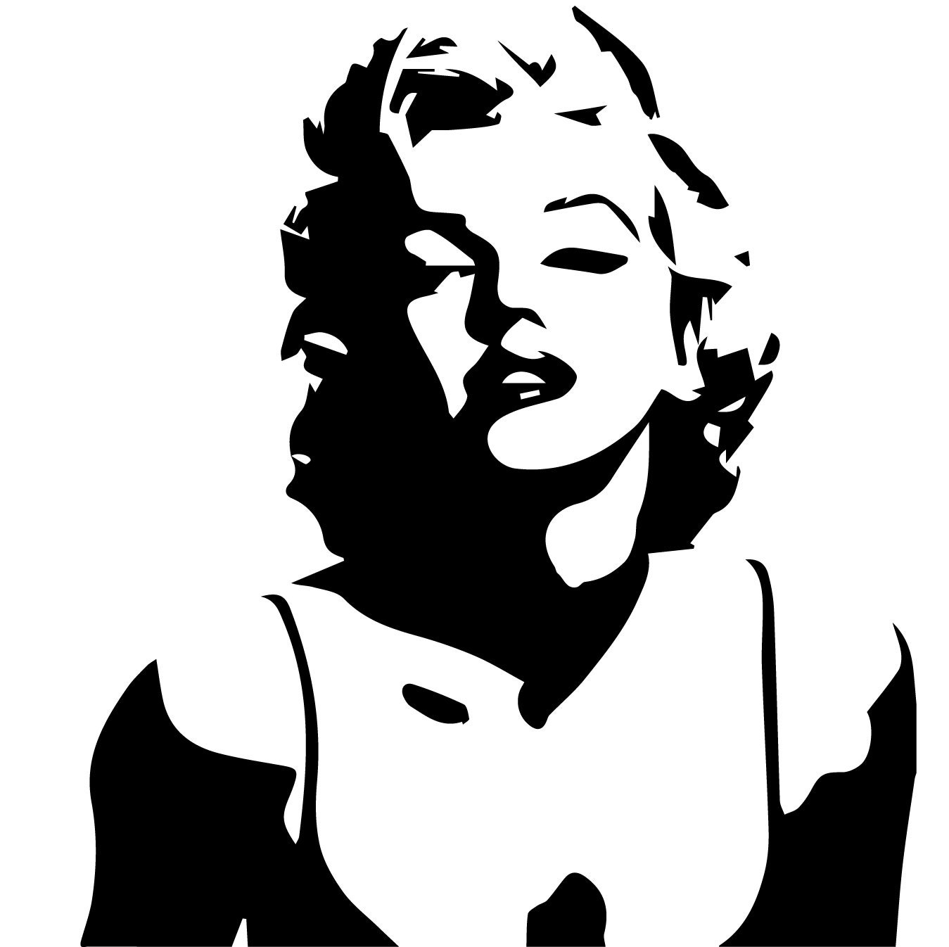 Free marilyn monroe vector download in ai, svg, eps and cdr. 