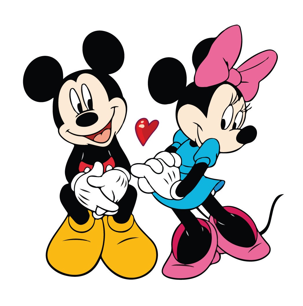 Download Mickey and Minnie love svg Mickey and Minnie love eps | Etsy