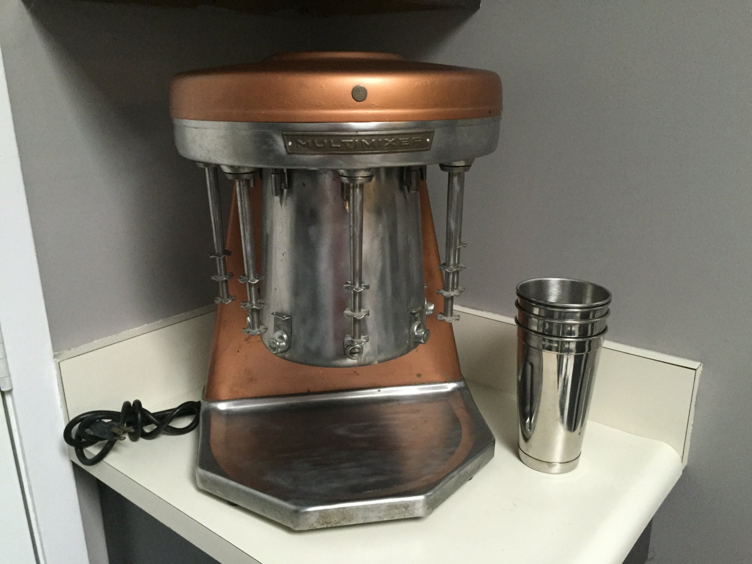 Vintage Copper Countertop Multimixer Milkshake Machine Etsy Singapore