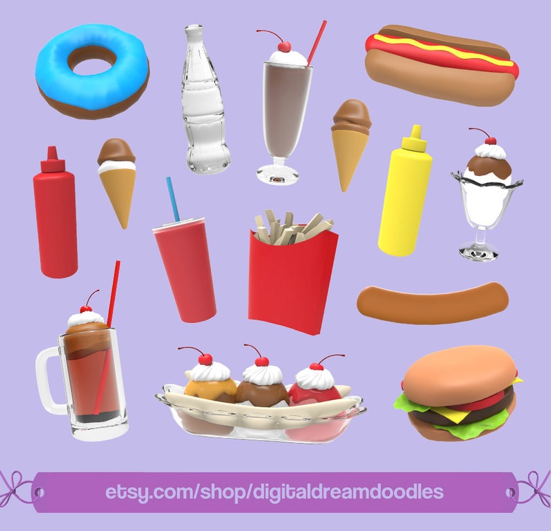 Diner Clipart 50s Diner Clip Art Retro Clipart Jukebox | Etsy