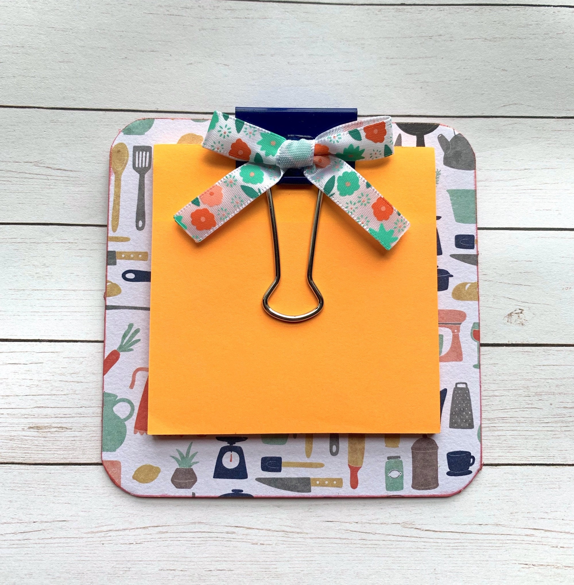 Mini Clipboards Set of 2 Sticky Note Holders 10 Designs Post Etsy