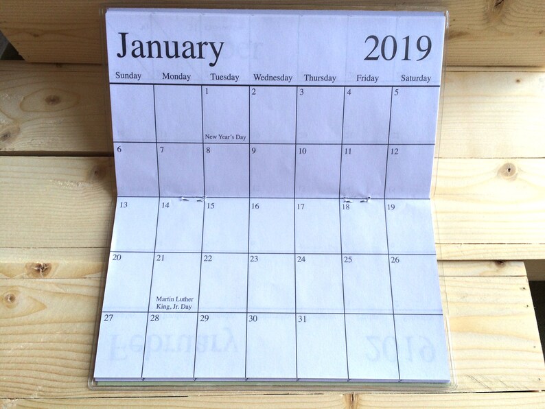 2023 2024 Eiffel Tower Pocket Planner Calendar Vinyl Cover Etsy Sweden