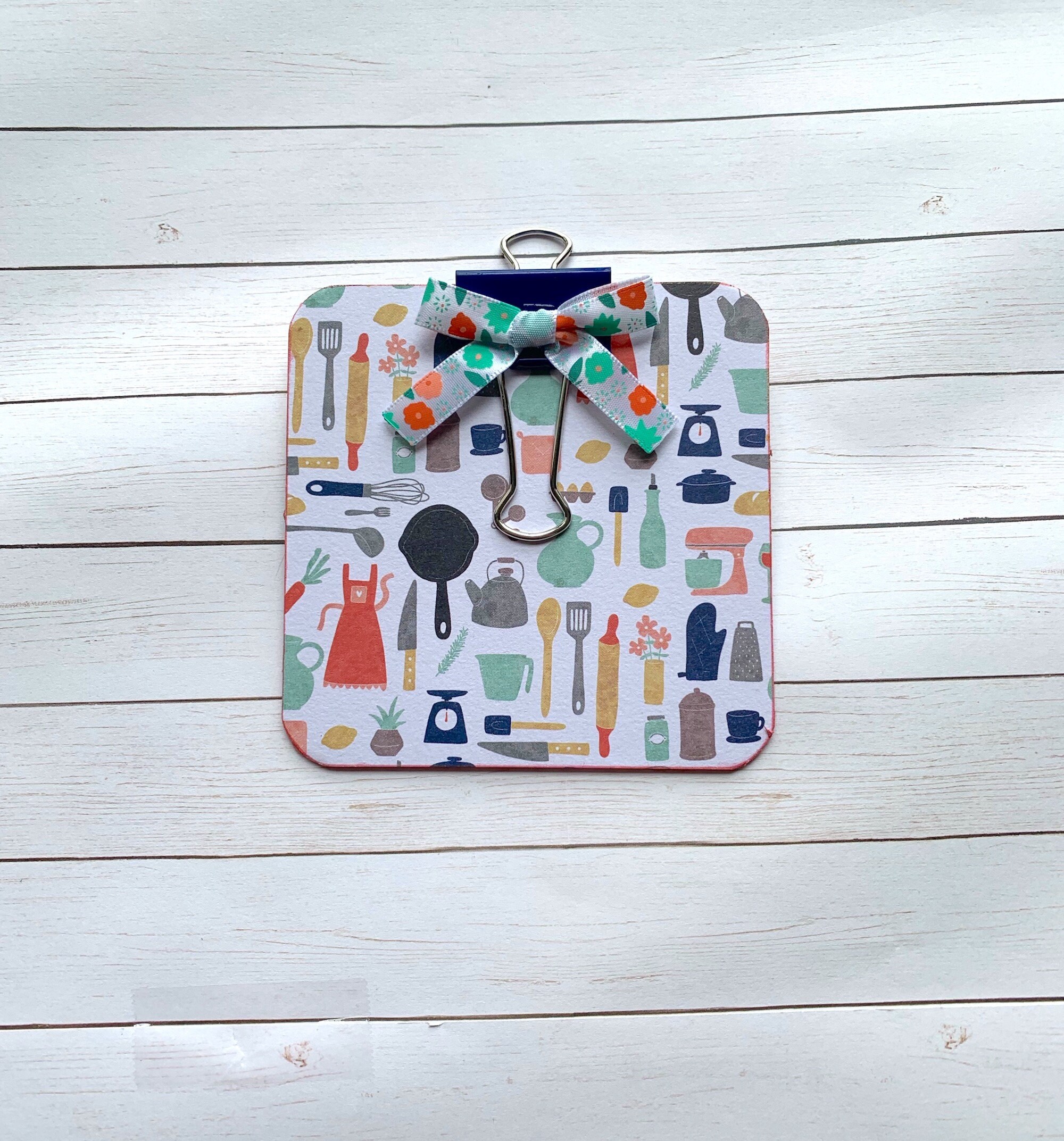 Mini Clipboards Set of 2 Sticky Note Holders 10 Designs Post Etsy