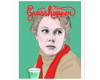 Grashüpfer – Romancing the Stone – Kathleen Turner – Kunstdruck
