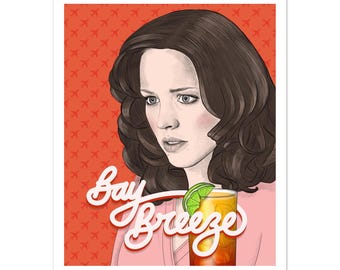 Bay Breeze – Red Eye – Rachel McAdams – Kunstdruck