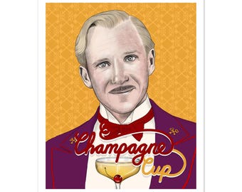 Sektschale – The Grand Budapest Hotel – Ralph Fiennes – Kunstdruck