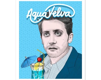 Aqua Velva – Sternzeichen – Jake Gyllenhaal – Kunstdruck