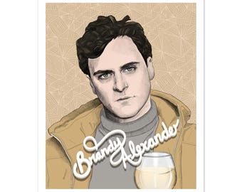 Brandy Alexander – Zwei Liebende – Joaquin Phoenix – Kunstdruck