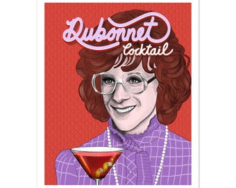Dubonnet Cocktail – Tootsie – Dustin Hoffman – Kunstdruck
