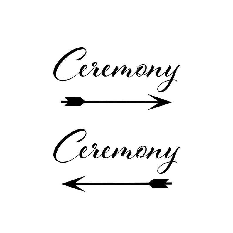 Wedding Directional Signs Digital Download / SVG / PNG / JPG / Etsy