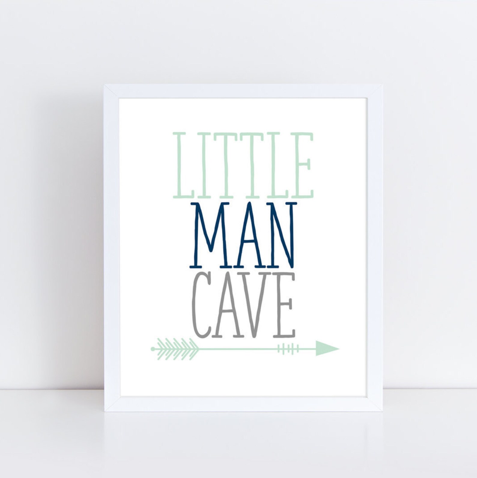 Little Man Cave PRINTABLE Nursery Wall Decor Little Boys Room - Etsy