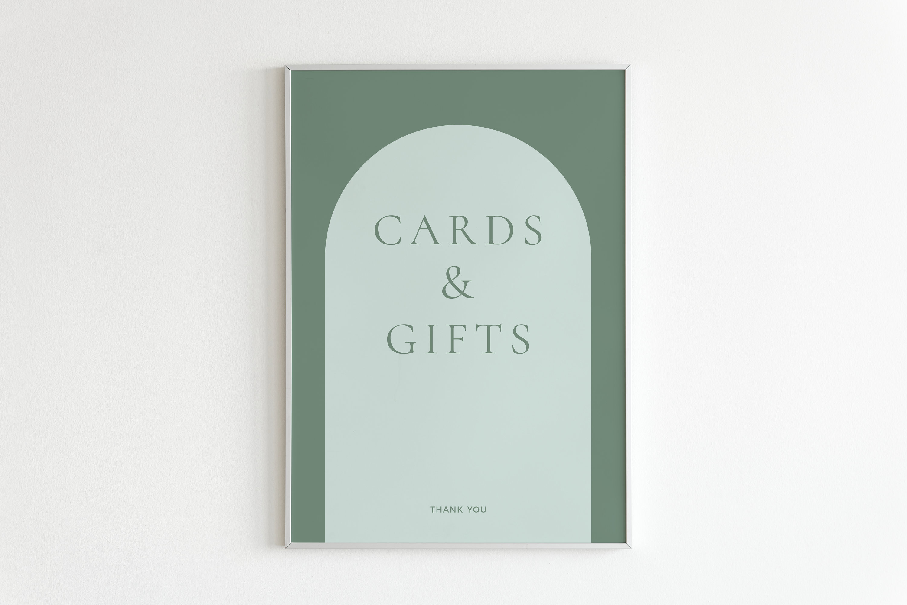 Cards & Gifts Printable Sign, Wedding Signage, Greenery Cards and Gift ...