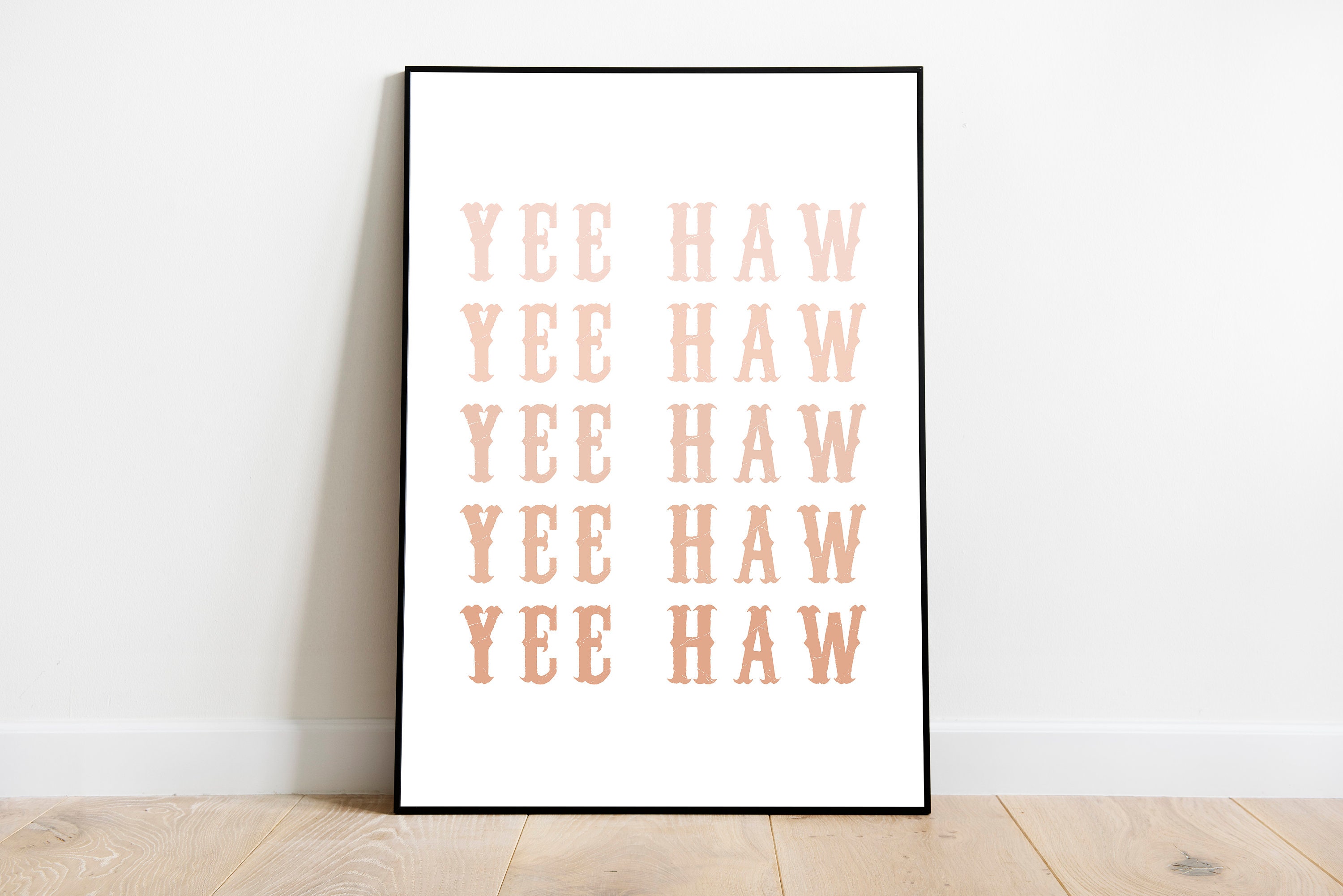 Western Cowgirl Yeehaw Digital Download Nashville Wall Art | Etsy