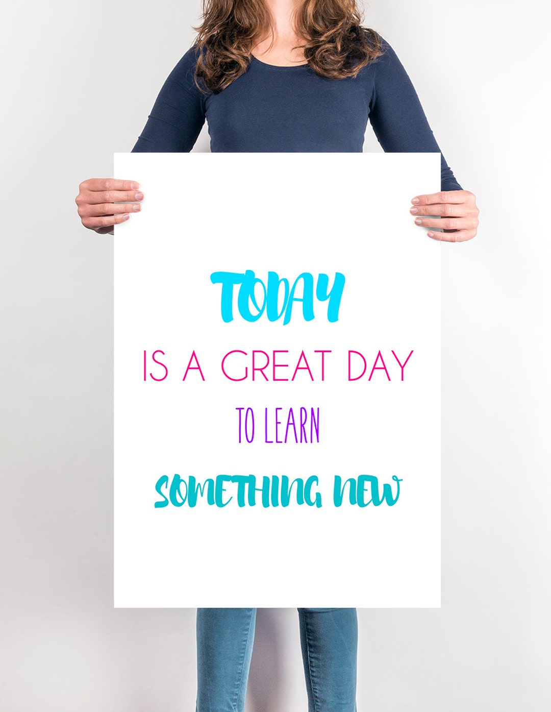 Teacher Printable Classroom Decor Motivational Poster Large Wall Art ...