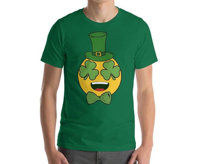 St Patrick's Irish Emoji Shirt - St Patrick's Day shamrock Shirt