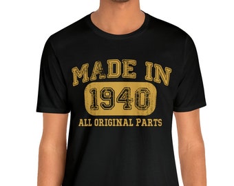 1940 Vintage Born in 1940 T-Shirt für Männer 84er Geburtstag 84 Jahre alt 40 Kollektion