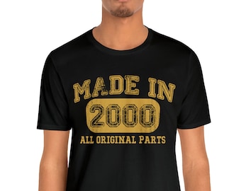 Vintage 2000 Birthday Gift Shirt - 24th Birthday Collection for 24 Year Olds