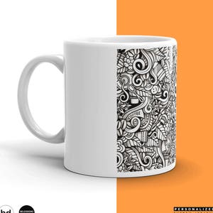 Personalized Coffee Mug Custom Mug Picture Photo Text Logo Dog printed Mug Custom Mug With your photo Logo Graphic custom text quote image 3