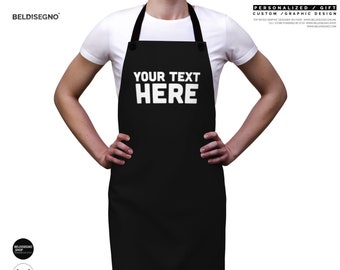 Custom Apron for Men, Make my apron idea Personalized Apron for Women Apron with Logo Quote Funny bbq Apron self gift