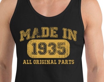 Vintage 1935 Tank Top - 89th Birthday Gift