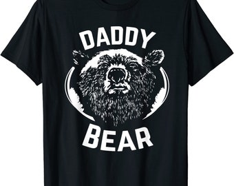 Papa bear shirt father's day new papa t-shirt Daddy tee - Daddy Bear funny dad Shirt gift for Men