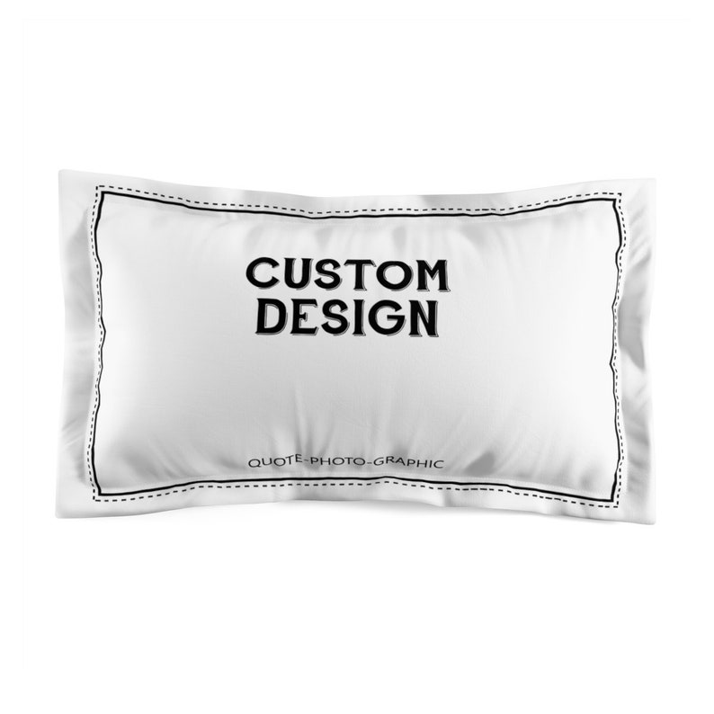 Custom Pillow with your photo Personalized Microfiber Pillow Sham Custom Design Pillow self gift image 8