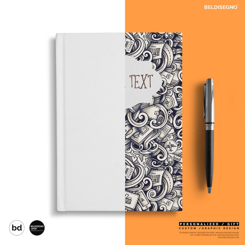 Personalized Journal Blank Unique Custom Blank Sketchbook Etsy