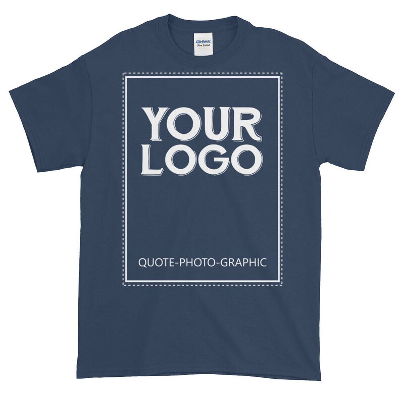 Personalized Short-Sleeve Ultra Cotton T-Shirt 2XL 3XL 4XL 5XL Customize With your photo Logo Graphic custom text quote self gift image 6