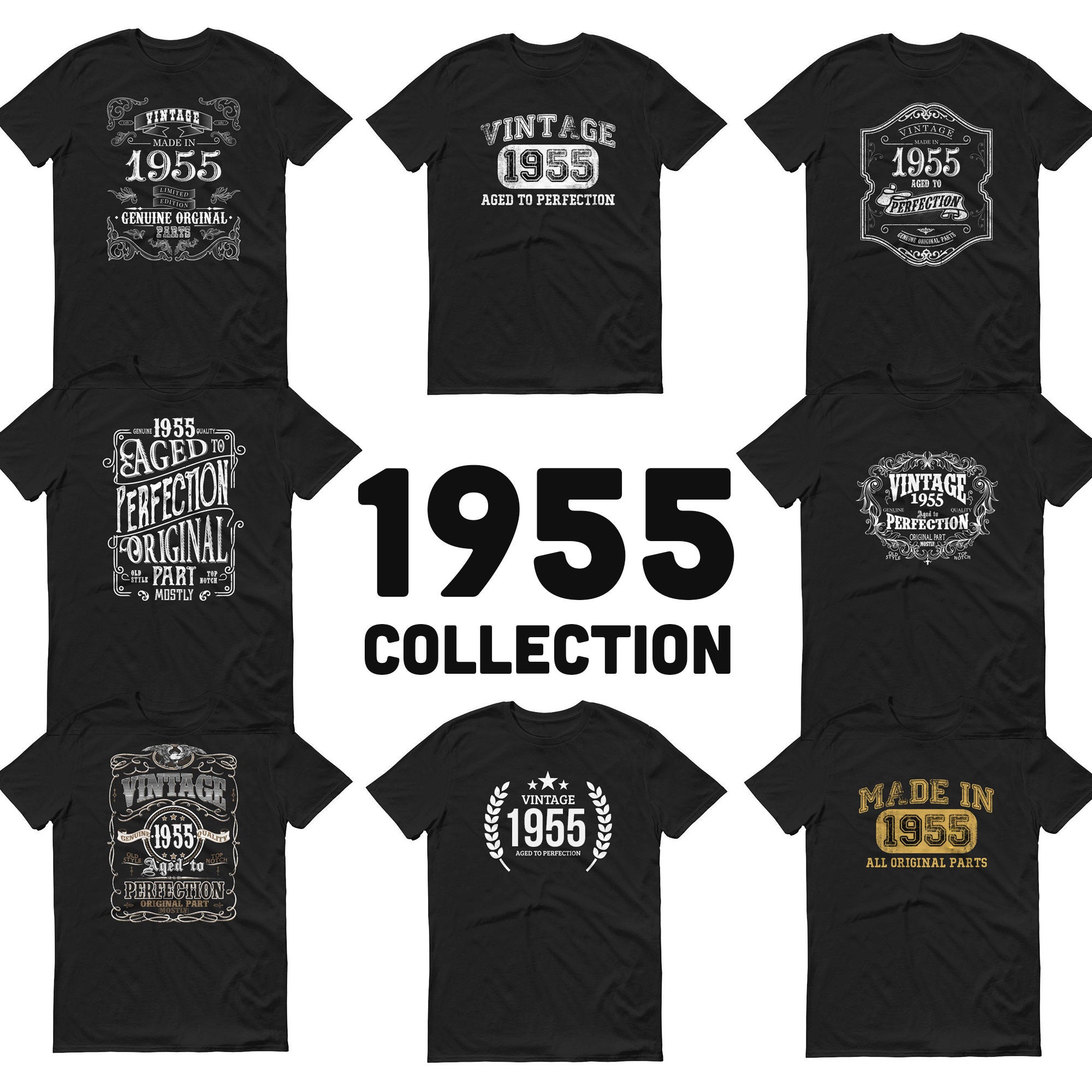 1955 Birthday Gift, Vintage Born in 1955 t-shirt for men &hellip;