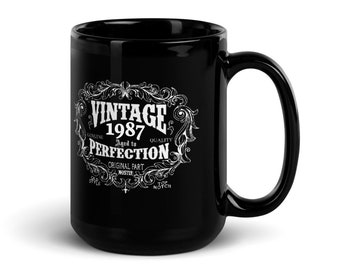 1987 Born Mug 37th Birthday Gift for Men and Women - 37 Years Old Coffee Mug