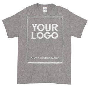 Personalized Short-Sleeve Ultra Cotton T-Shirt 2XL 3XL 4XL 5XL Customize With your photo Logo Graphic custom text quote self gift image 7